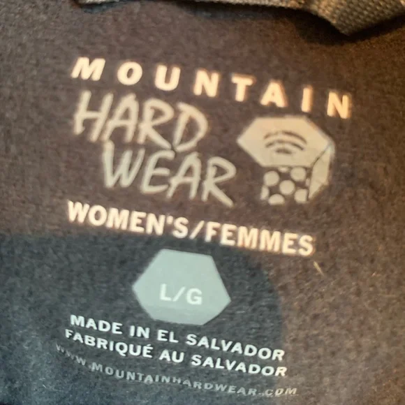 Mountain Hardware full zip fleece. Size L. EUC, black. Women’s. - Picture 5 of 5